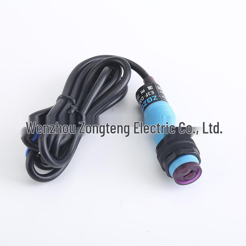 Zongteng E3F-DS30C4/10C4 Infrared 3-Wire NPN NO 6-36V Diffuse Reflective Photoelectric Sensor