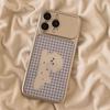 Applicable to Huawei pura70 mobile phone case advanced sense HUAWEIpura70pro plaid hollow puppy cat