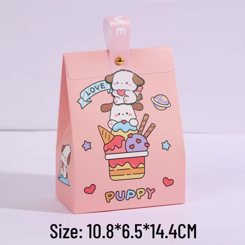 Qixi Festival Kids Candy Gift Bag: Birthday, Party, Wedding Favor - Cartoon Snacks