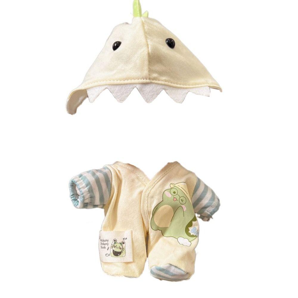 1 set Dress Up Star Doll Clothes Suit No Attributes Dolls Clothes  20cm Idol Cotton Doll