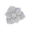 DIY Craft Rhinestone Flower Patches 3D Sew-On Applique  Headband Accessories Fabrics
