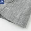 ROMON Men's Pure Linen Business Casual Suit Jacket