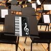 Music Score Folder A4 Sized 4 Pages Music Themed Piano Score Folder for Pianist