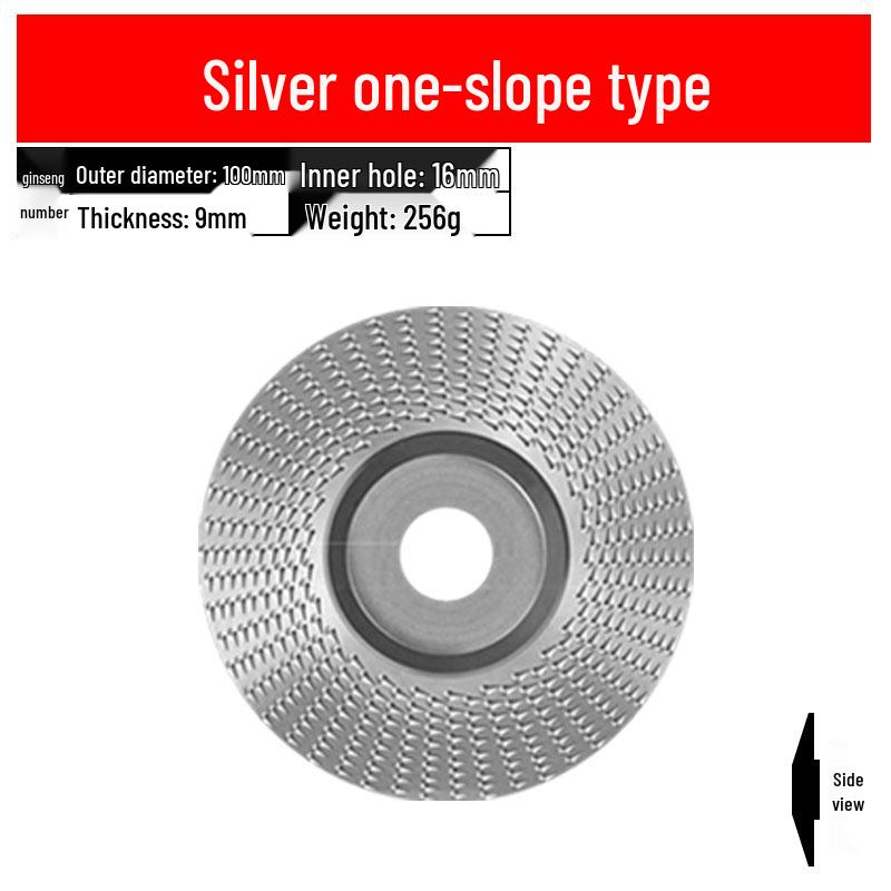 Woodworking Angle Grinder Burr Disc & Polishing Wheel Set