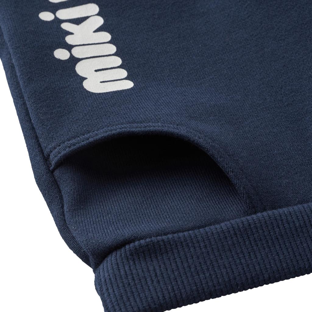 MIKI HOUSE Logobyxor, Långa byxor, Enfärgade, för Pojkar och Flickor, Baby, Barn, Skola, 100cm, Marinblå, Endast online, 10-3219-680