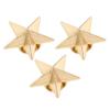 50 Set 5 Pointed Star Rivets Alloy 16mm Star Studs with 4mm Slot Screws for Lthercraft Clothing Hat