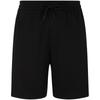 Drawstring Waist Minimalist Embroidered Commuter Knit Casual Shorts Men Shorts Space-Black J326348