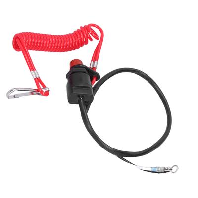 Universal-Boot Außenbordmotor Motor Kill Stop Schalter mit Sicherheit Tether Lanyard Kit