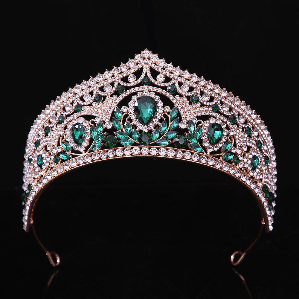 Bride Wedding Tiara Miss World Coronation Tiara Accessories Wedding Dress Temperament Headband Hair Accessories