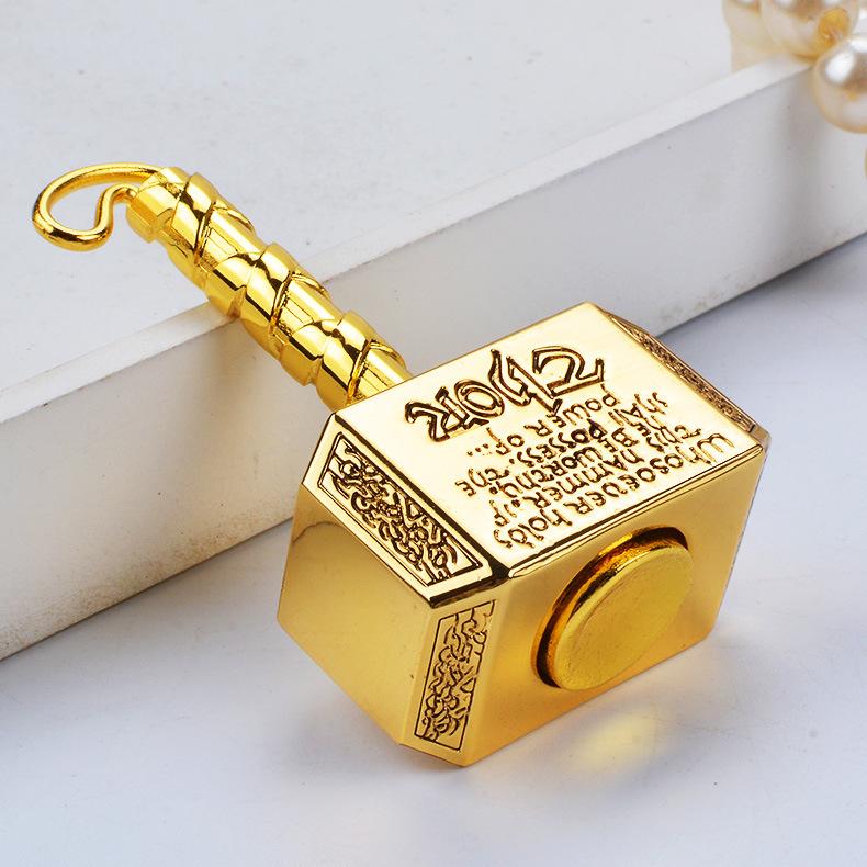 Thor's Hammer Metal Fidget Spinner - Unisex Gift for Kids & Adults