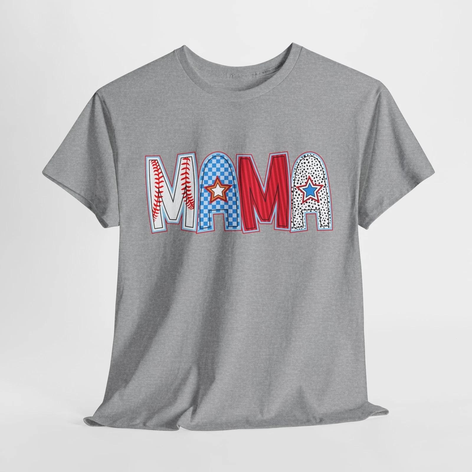 

Retro Baseball Mama T-Shirt | Funny Tee M