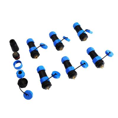 Waterproof Aviation Connector Plug with Socket SP21 2/3/4/5/6/8/9/12 Pin IP68