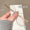 Student myopia glasses, women's style, high-definition, eye-protecting, blue light blocking, available with prescription lenses, plain lens frames,