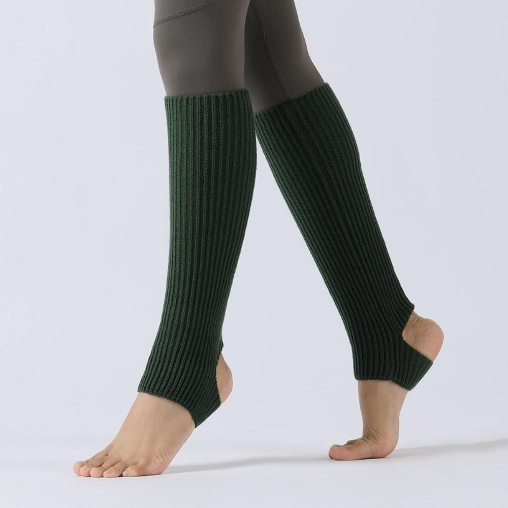 Long Section Ballet Leg Warmers Foot Covers Ballet Knitted Socks Latin Socks  Gym Fitness
