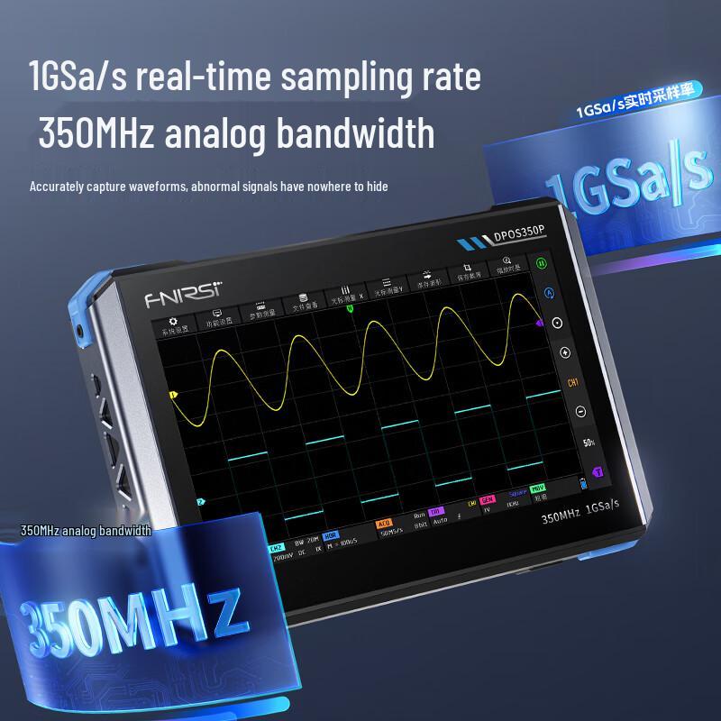 FNIRSI DPOS350P 4-in-1 Portable Oscilloscope & Signal Analyzer (CN Version)