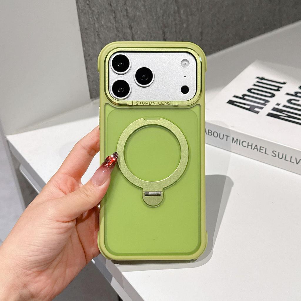 iPhone 17 Pro Max Skin-Feel Magnetic Stand Case
