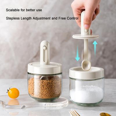 Telescopic Seasoning Bottle Household Kitchen Seasoning Box Sub-packed Salt And Monosodium Glutamate Storage Box Leak-proof