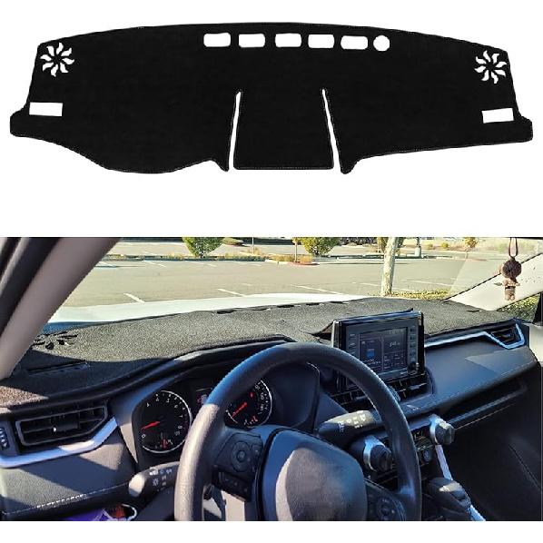 Dashboard Cover Mat For Toyota RAV4 2024      Without HUD Accessories Dash Cover Dash Mat Sunshade Glare UV Rays Protector