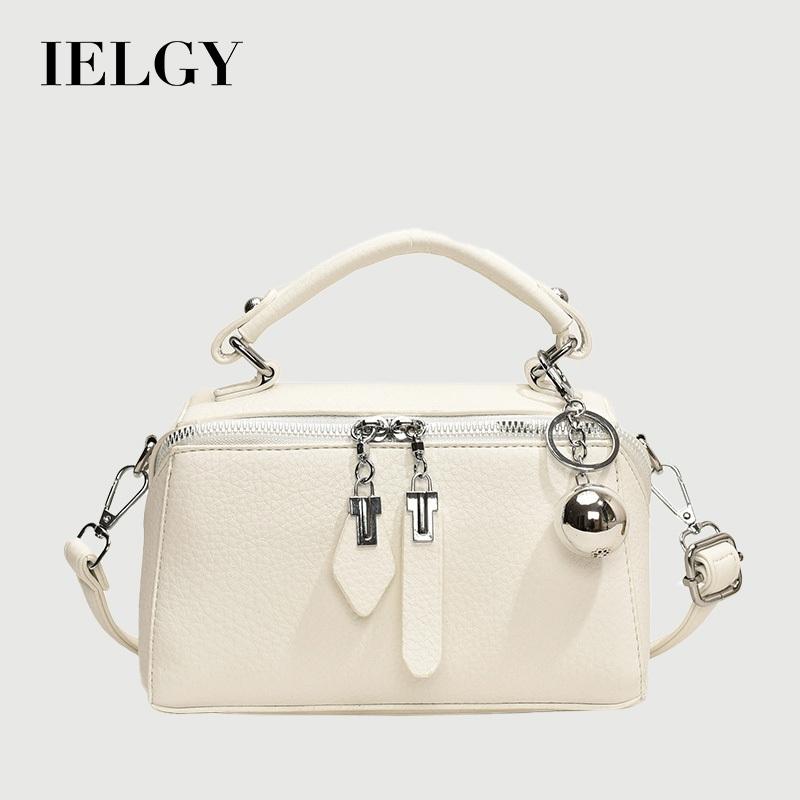 Ielgy Pillow Bag Niche Design Fashion Crossbody Bag Ladies Portable Small Bag