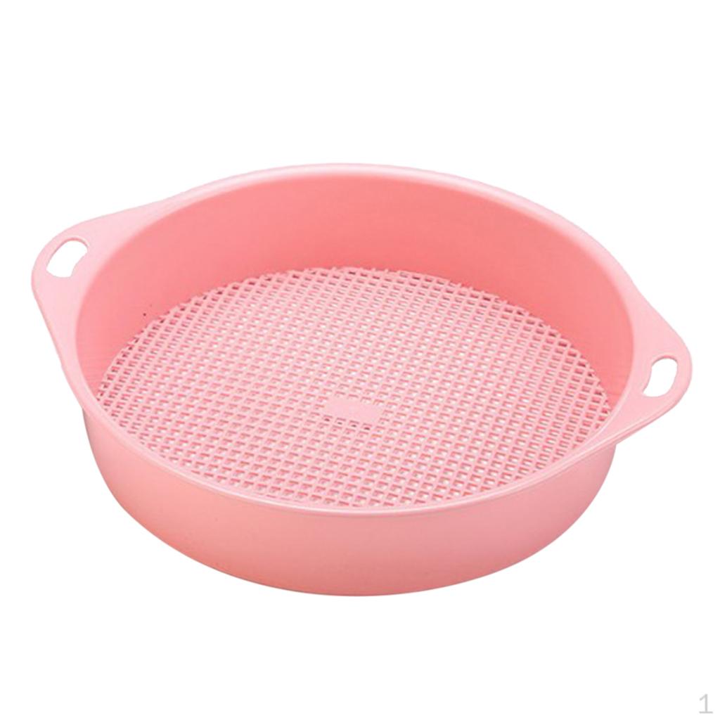 

Filter Sieve Garden Plant / Handle, Compost Tools червоний