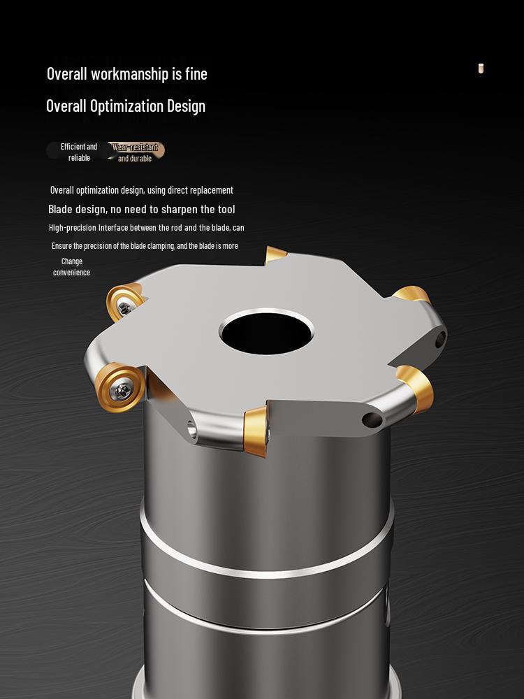 TMR T-Slot Cutter Head R3-R6 for CNC Arc Slotting, Three-Sided Cutting