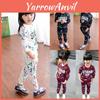 Weiches und atmungsaktives Kleinkind-Kinder-Baby-Mädchen-Outfit mit Sweatshirt und Hose