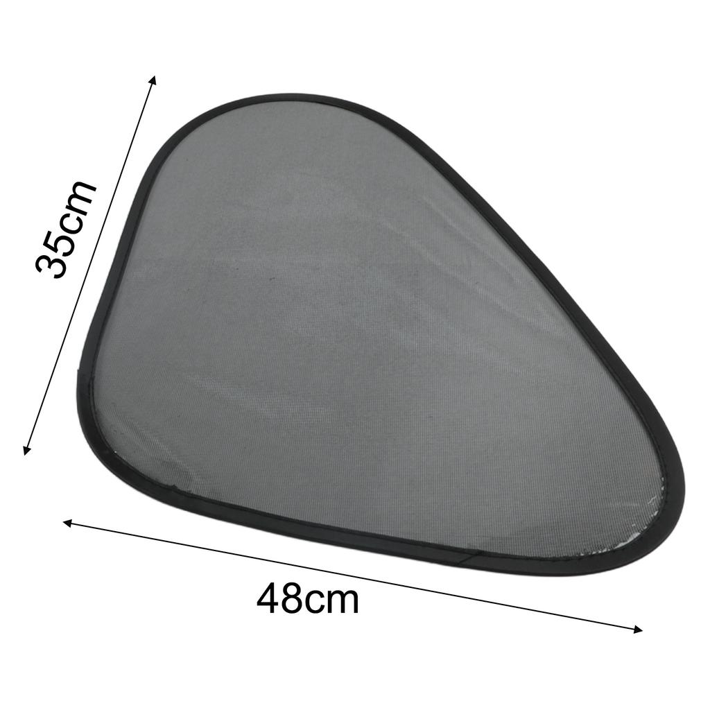 Electrostatic Curtains Car Window Shade Outdoor Activities 4-Layer Sun Shade Anti-Glare Feature Easy Installation
