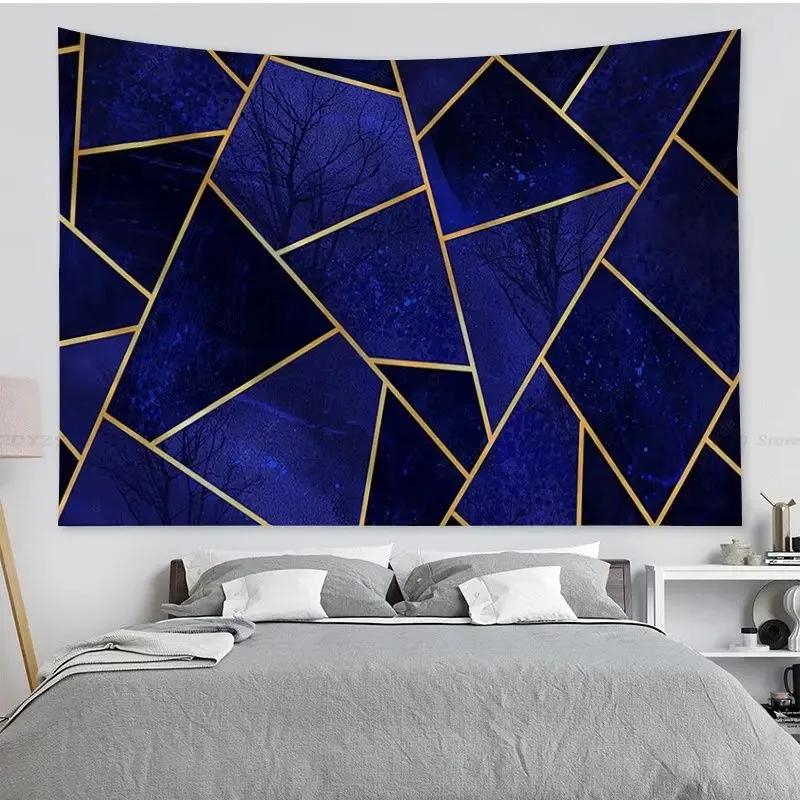 Geometric Pattern Colorful Tapestry Office Living Room Tapestry Home Wall Decoration Tapestry
