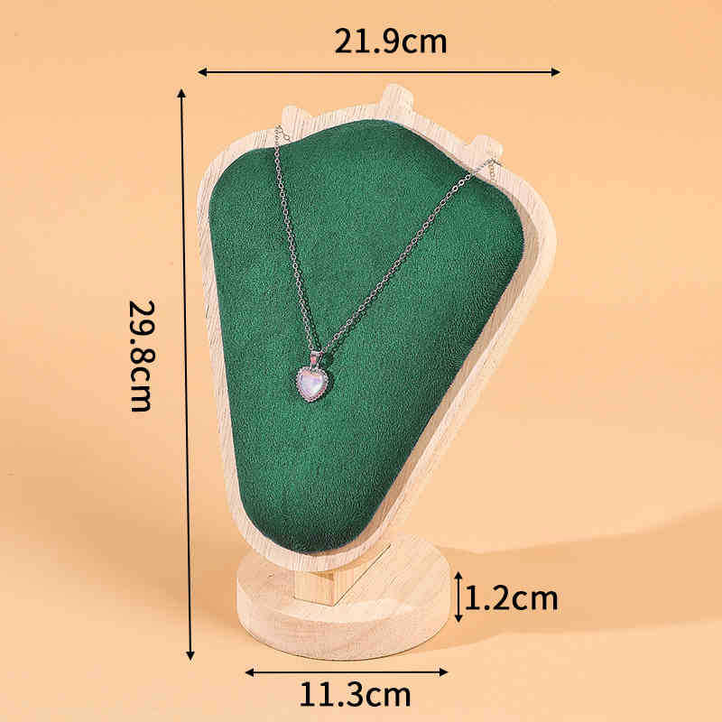 Goat horn necklace display stand portrait neck mold jewelry stand necklace jewelry window storage model stand