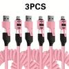 3pcs 4-in-1High-Speed Charging Cable USB Cable Travel Car Charging The Best Choice Spring Telescopic Charging Cable for SamSung Xiaomi for Huawei OPPO