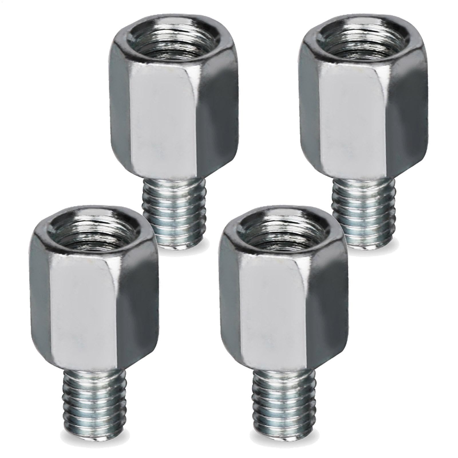 

Motorcycle Mirror Adapter Screw Conversion Adapter M8/M10 Bike Mirror Extension Adapter Mirror Adapter Forward M10~M10 серебряный