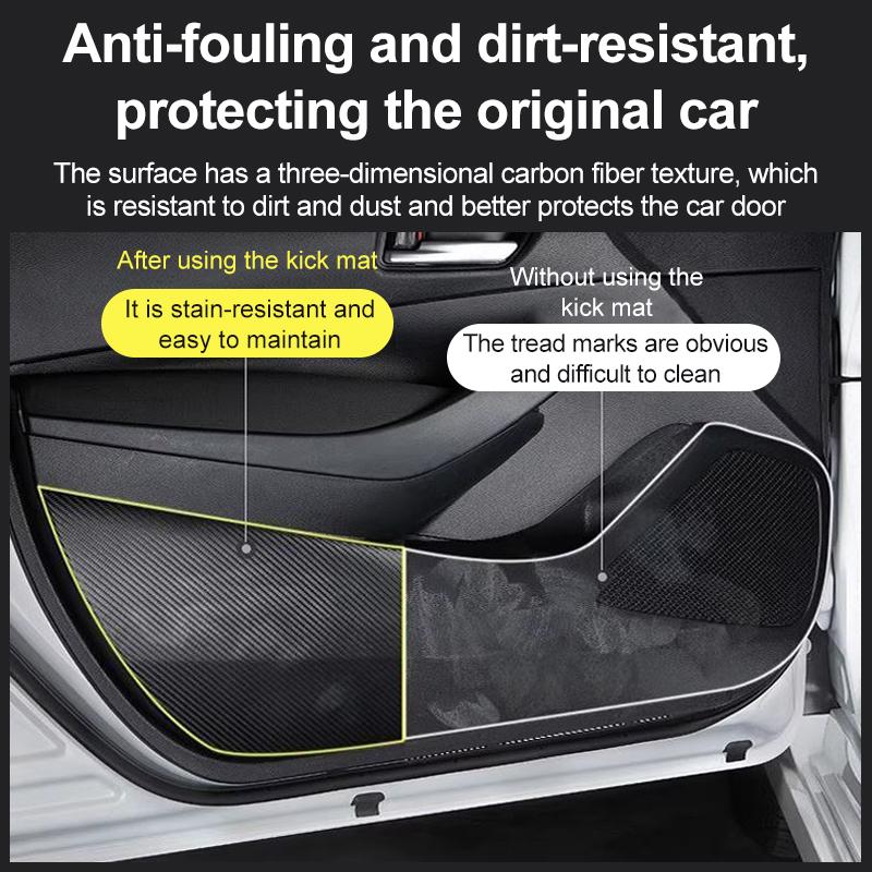 For MGS5 EV MG ES5 ES34 2024-2026 Car Door Anti-Kick Pad Anti Dirt Mat Anti-scratch film Protection Sticker Interior Accessories
