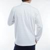 Admiral Golf ADMA475 Classic Tonal Big Rampant Long Sleeve White Men's Shirt,