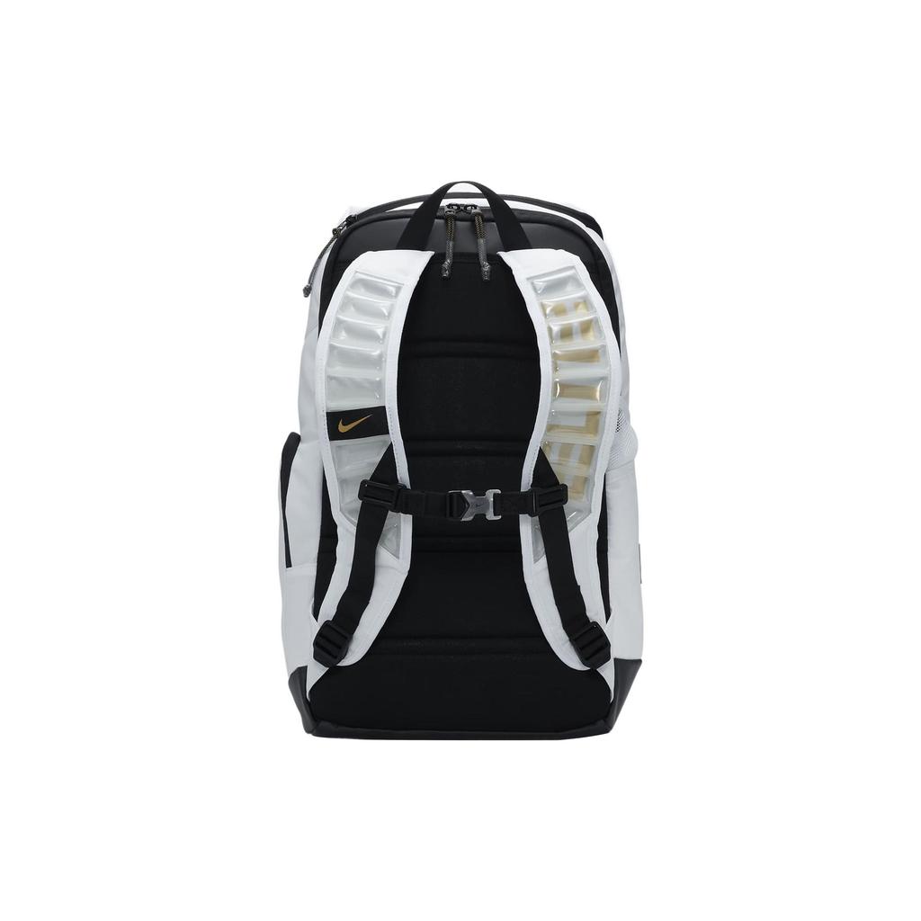 Nike Hoops Elite Batoh Bílá/Černá/Metalická Zlatá Unisex Batohy DX9786-100