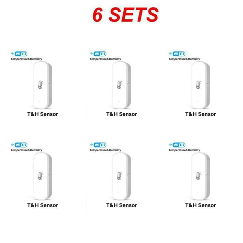 A03F-Wifi 3.0 Temperature And Humidity Sensor Indoor Smart Hygrometer Thermometer Supports Alexa Home Tuya Smart Life