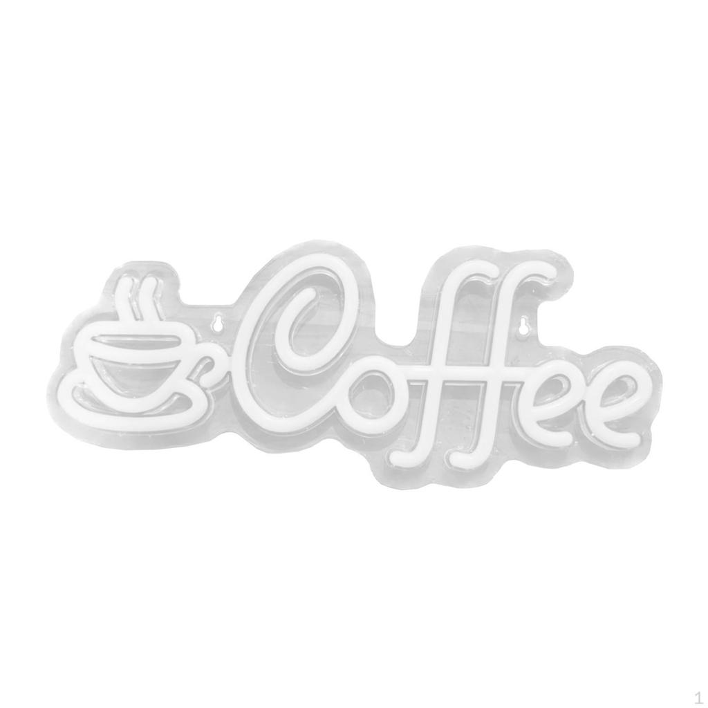 Cafe Sign with LED Lights for Coffee Shop, Modern Creative Game Lamp, Decorative Office,