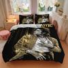 Custom Golden Legend Bedding 3 Piece Set HD Print Duvet Cover Pillowcases for Teens Adult Bedroom Decoration Christmas Gift