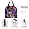F-Fnaf S-Security B-Breachs Geïsoleerde Lunchtassen voor School Kantoor Waterdichte Thermische Koeltas Bento Box Dames Heren