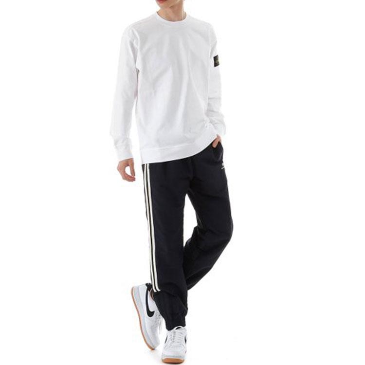 Stone Island Thick Cotton Crew Neck Pullover Long Sleeve Sweatshirt Men sweatshirt 761563750-V0001
