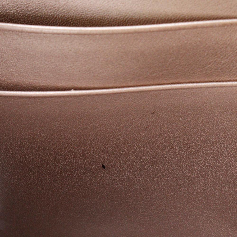 GUCCI Interlocking G Purse 308012 Zip Around pink Sima leather Women Used