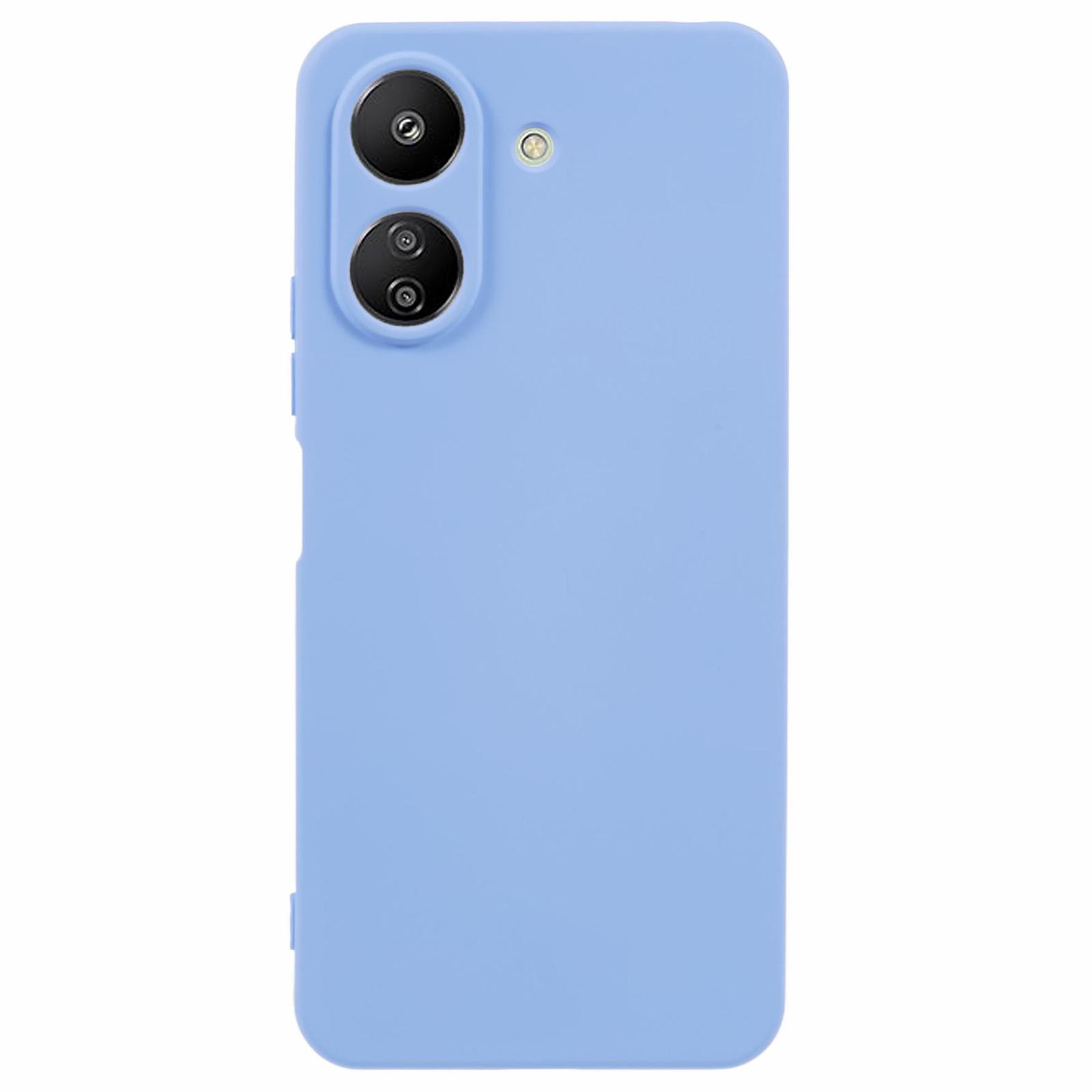 

For Xiaomi Redmi 13C 4G/Poco C65 4G Case 2.0mm TPU Phone Cover Arc Edge Purple
