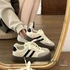 German Retro Women's White Thick-Soled Sneakers - Summer 2025 Classic Versatile Sports Casual Shoes