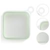 Portable Silicone Sandwich Toast Bento Box With Handle Food Container Snack Box Student Office Worker Lunch Box