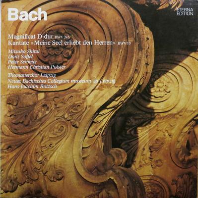 Disc LP JOHANN SEBASTIAN BACH, MITSUKO SHIR - Magnificat în Re major BWV 243 / Can 827331 ETERNA 1985 Germania Clasică Folosit