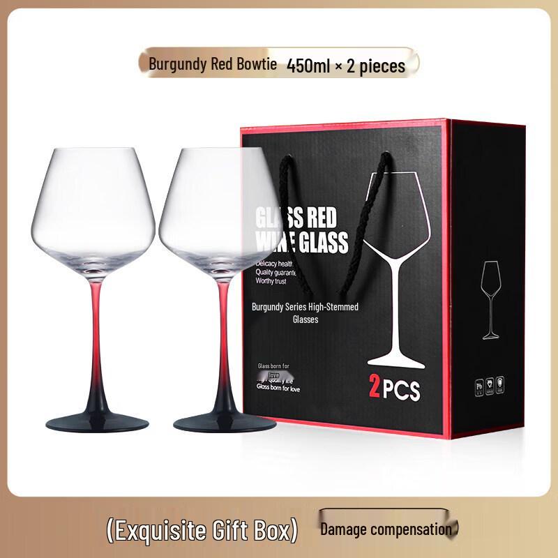 Handmade European Red Wine Glass & Decanter Set, 6-Piece