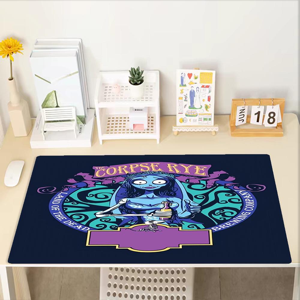 The Nightmare Before Christmas Theme Mouse Pad, Non Slip Rubber Base, Multifunctional Office & Home Decor, Perfect for Workspace Personalization.