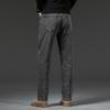 Loose Straight Jeans For Men In Autumn And Winter New Elastic Business Casual Versatile Thick Young Men's Pants