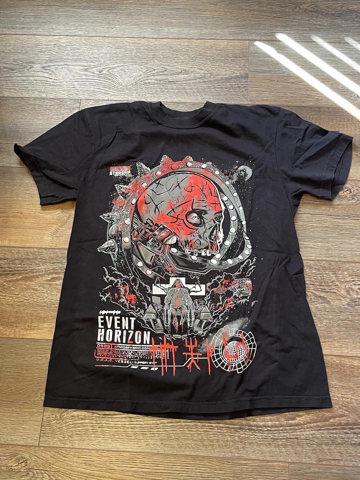 

EVENT HORIZON 1997 - SciFi Horror Movie Rare Promo Graphic Tee Shirt Men Medium M