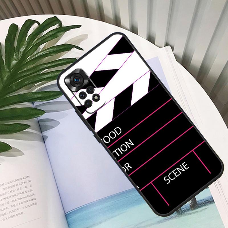 Clapper Board Funda For Xiaomi Redmi Note 14 13 10 11 12 15 Pro Plus Case For Redmi 15 13C 12C 10C 14C 15C