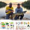 Fish Bait Fishing  Advent Calendar Realistic Design Fishing Tackle Artificial Bait  Birthday Gift